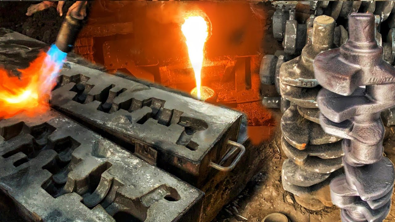 Making of a Crankshaft Through Casting Method