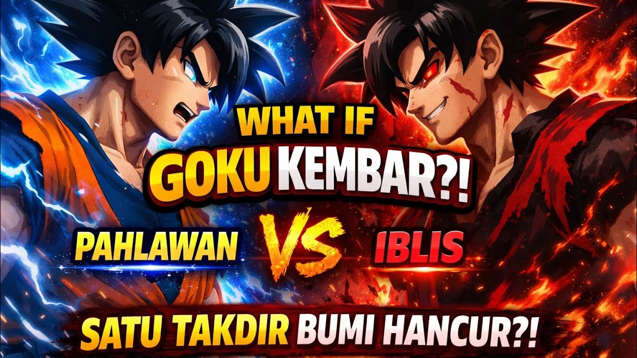 GOKU VS GOKU — KEMBAR PALING MENGERIKAN