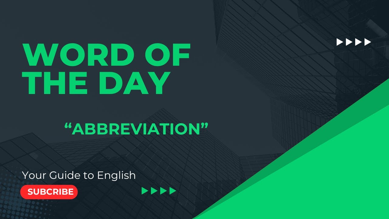 ABBREVIATION | Word of the Day | 13 September, 2024