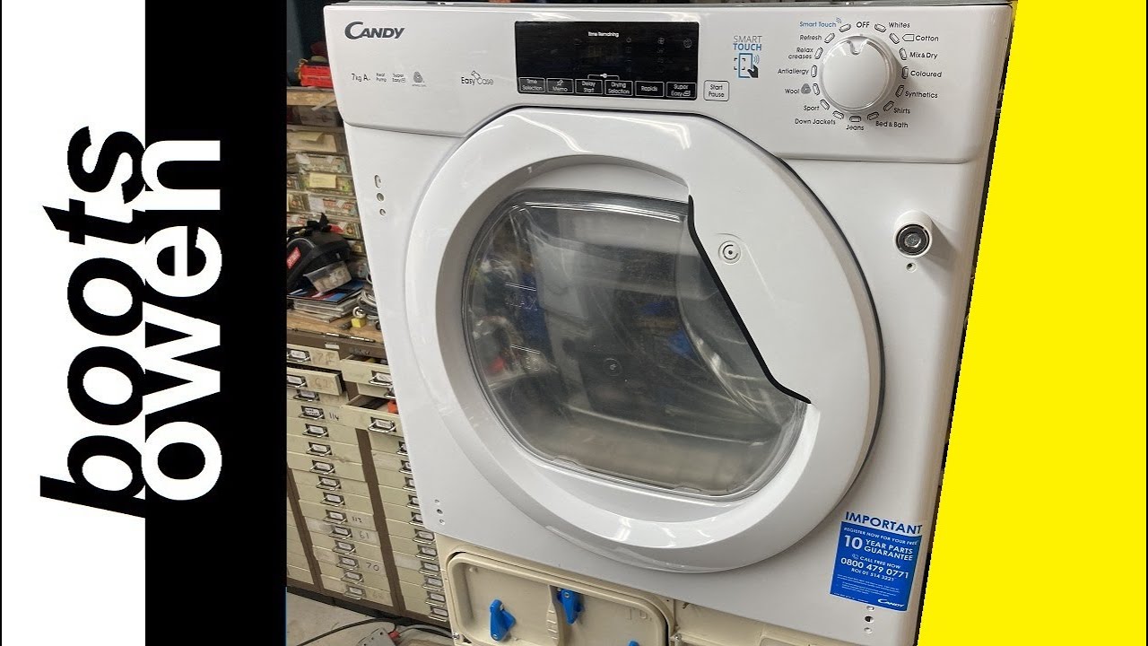 Weirdest failure ever! Candy heat pump tumble dryer: microfractures in the drum and crappy repair.