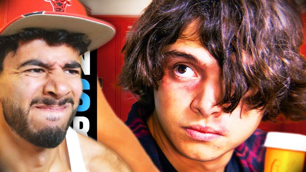 SCRAWNY TEEN Takes Pills To Beat Bully - reaction