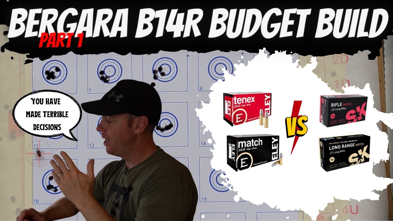 AFFORDABLE 22LR ACCURACY (BERGARA B14R BUDGET BUILD PART 1)