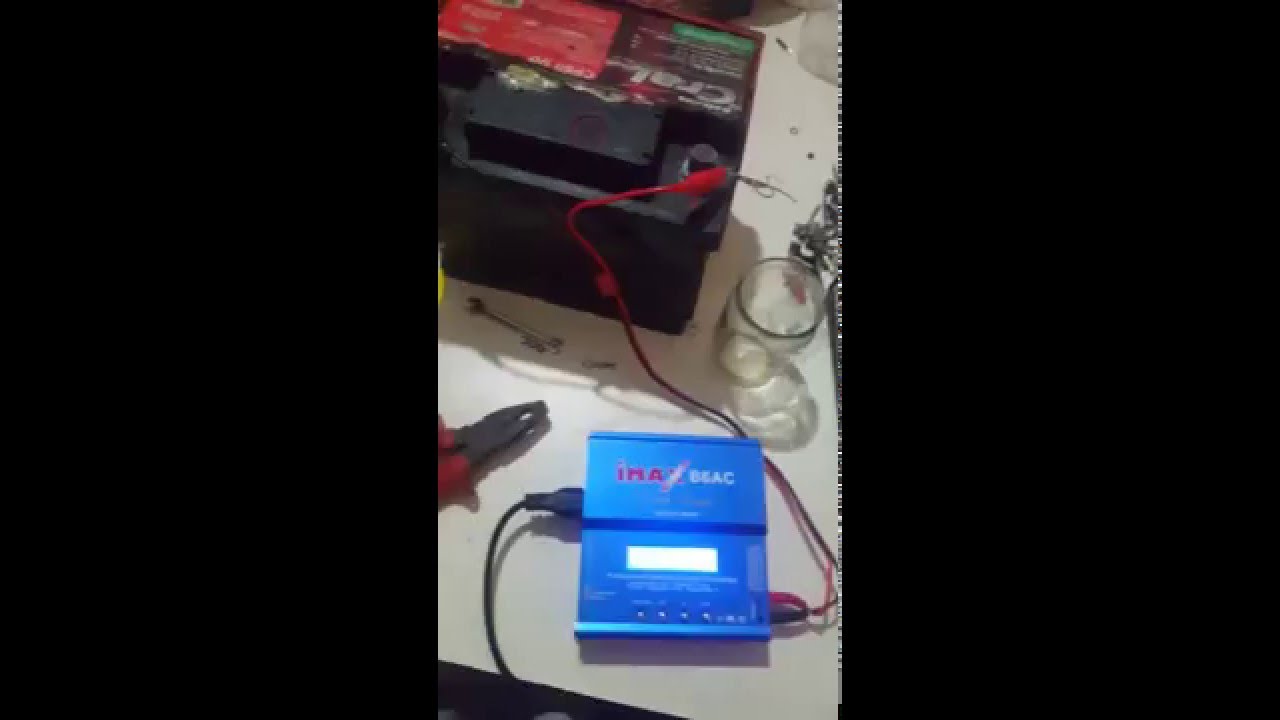 Como carregar bateria de carro em casa com imax b6