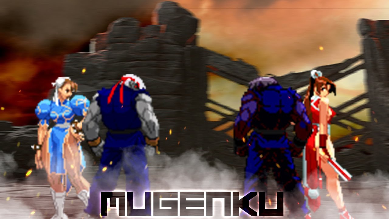 Omega God Ryu vs Omega God Ken. Street Fighter MUGEN Multiverse