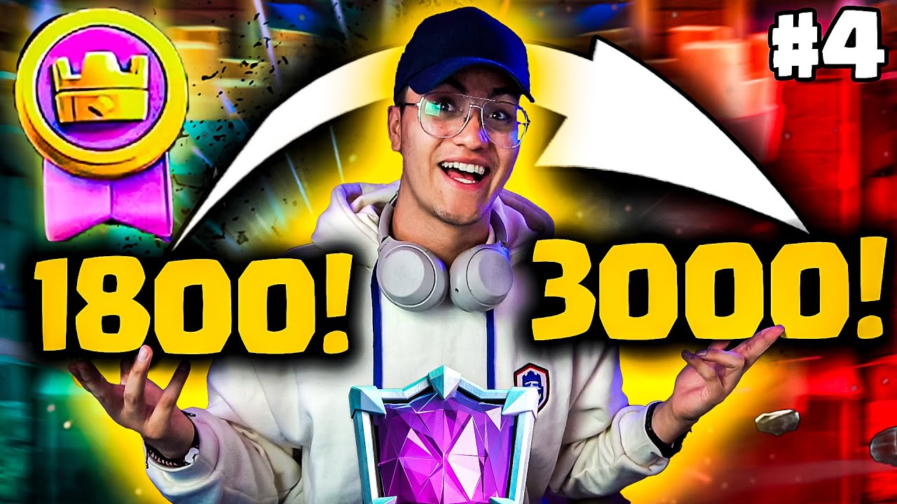 +3000 Medallas en Clash Royale... 🔥