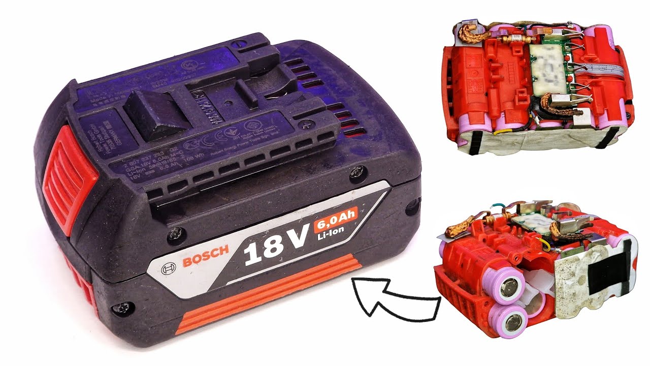 Reviving a Dead 6Ah BOSCH Battery that I bought from a Flea market!