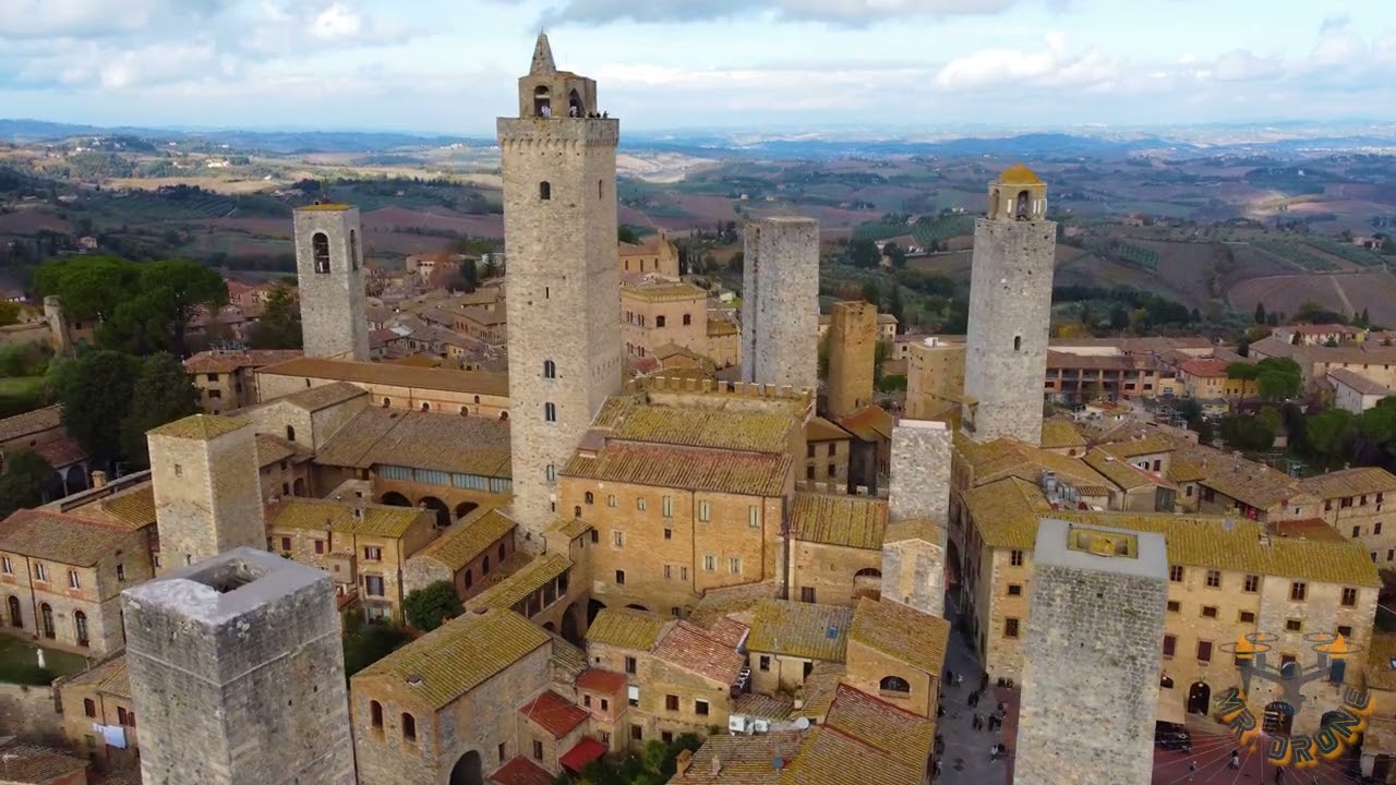 Siena, Italy, Full HD | Cinematic Aerial footage