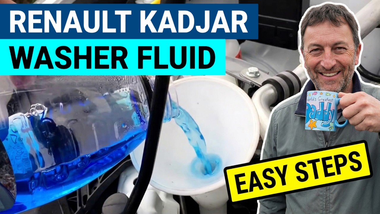 How to fill up Windshield Wiper Fluid on Renault Kadjar