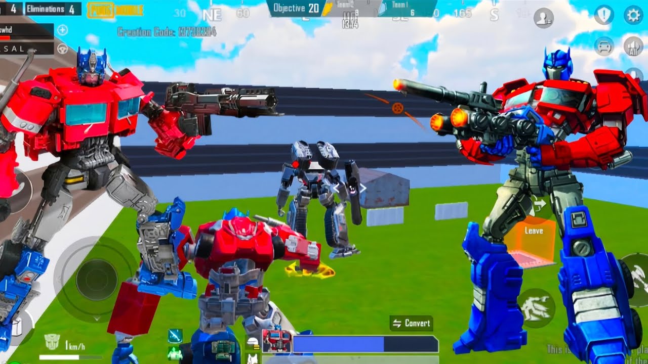 wow mode #Megatron vs optimus #mersalgaming #pubgmobile