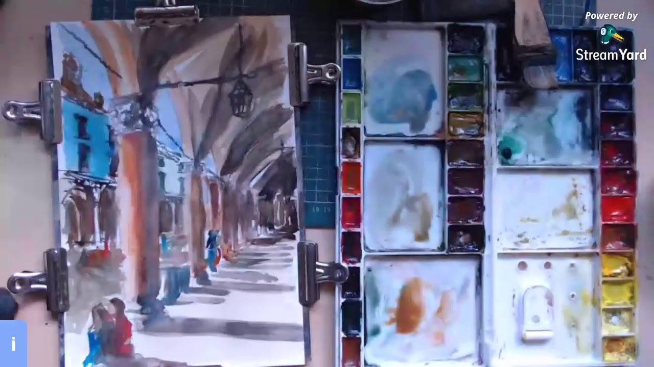 ian tuesday watercolour demo (18082020) not for under 13s
