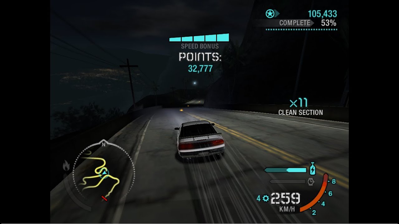 NFS Carbon DRIFT | Eternity Pass | 240SX (keyboard)