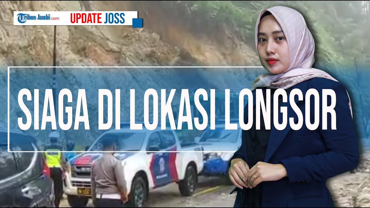 PIHAK KEPOLISIAN TERUS SIAGA DI LOKASI LONGSOR SUNGAI PENUH-TAPAN, AKSES JALAN SUDAH DAPAT DILALUI