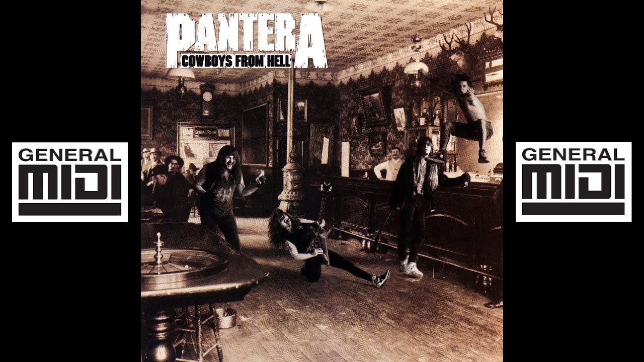 Pantera - Cowboys From Hell MIDI (Full Album) ♫ DOOM