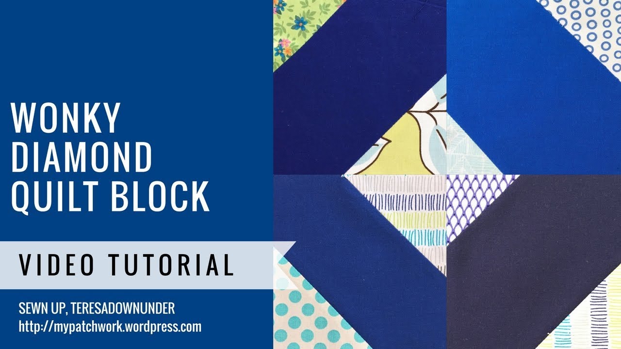 Wonky diamond block video tutorial