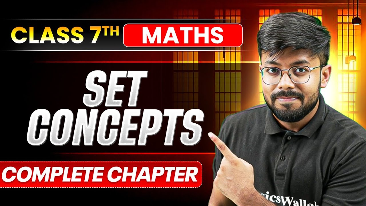 Set Concepts Class 7 Maths || Complete Chapter || ICSE