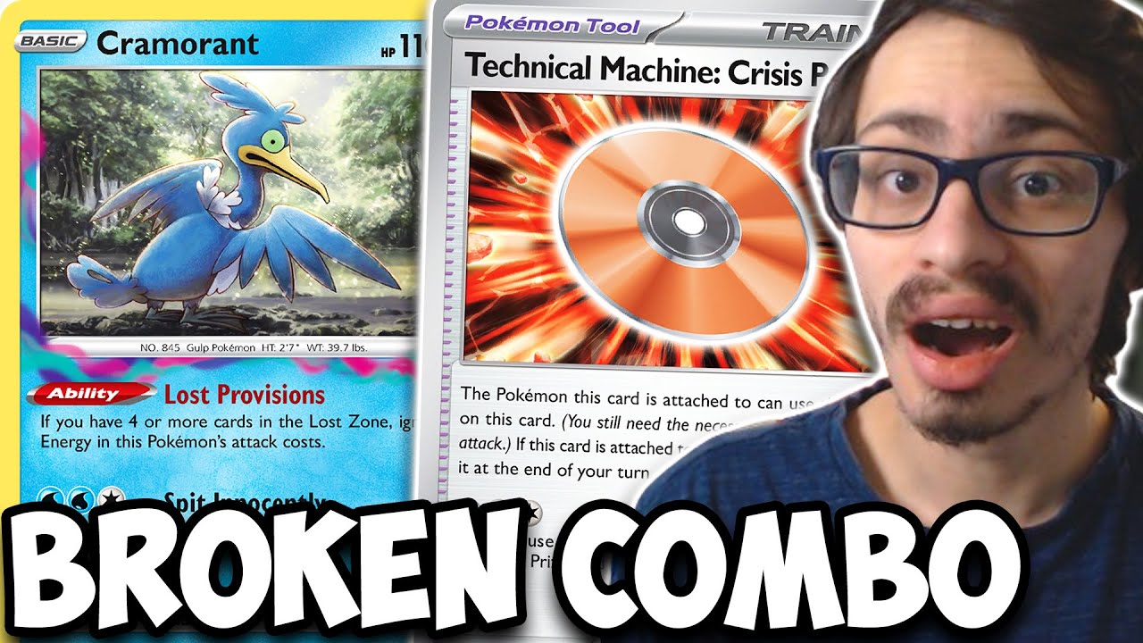 TM Crisis Punch Is BROKEN With Cramorant 280 Damage For 0 Energy! Paldean Fates PTCGL