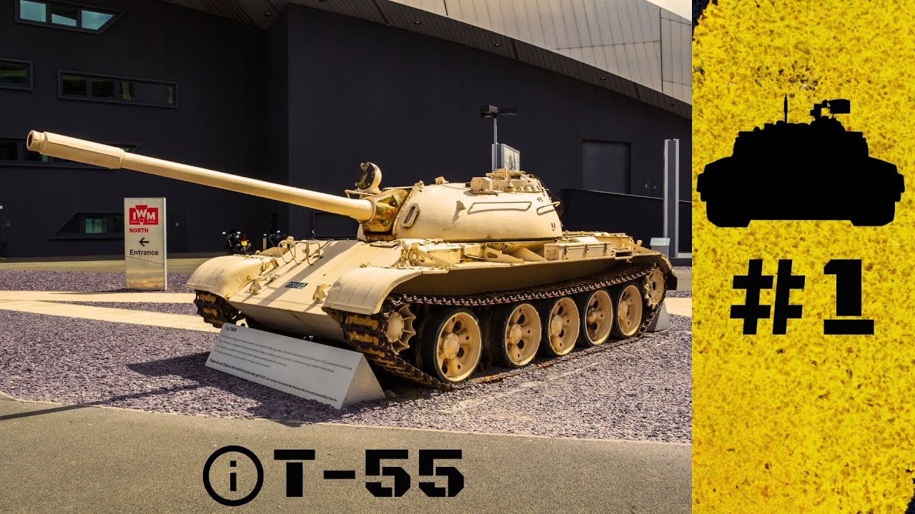 Las características del tanque soviético T-55