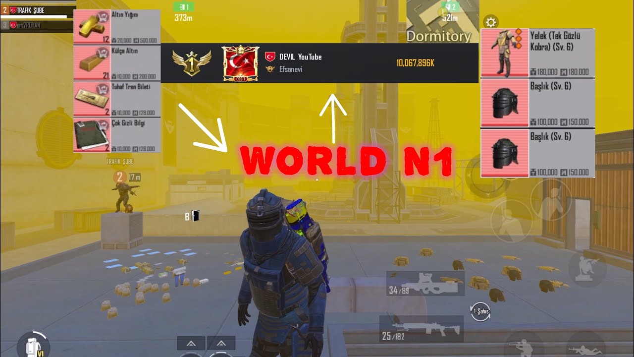 7. map World top 1 Full Game Play