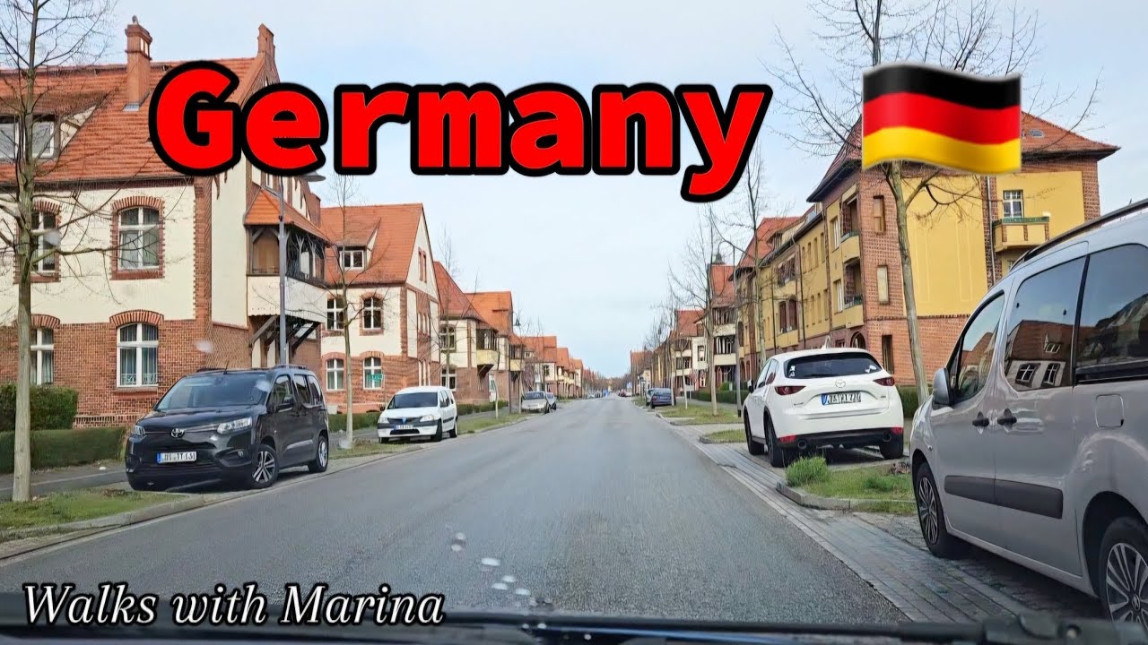 Driving Germany Brandenburg |4K | ASMR | Relaxing