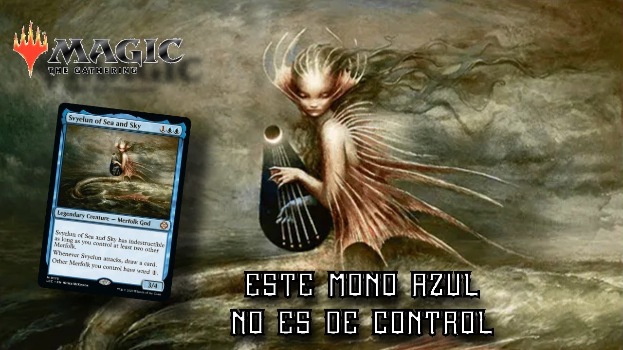 DECKS ESPECIALES DE COMMANDER - BRACKET 2 BUDGET 100 - TRITONES MONO AZUL CON SVYELUN