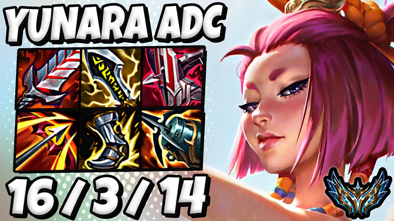 Yunara vs Jinx [ ADC ] Patch 25.21 Korea Challenger 1360 LP