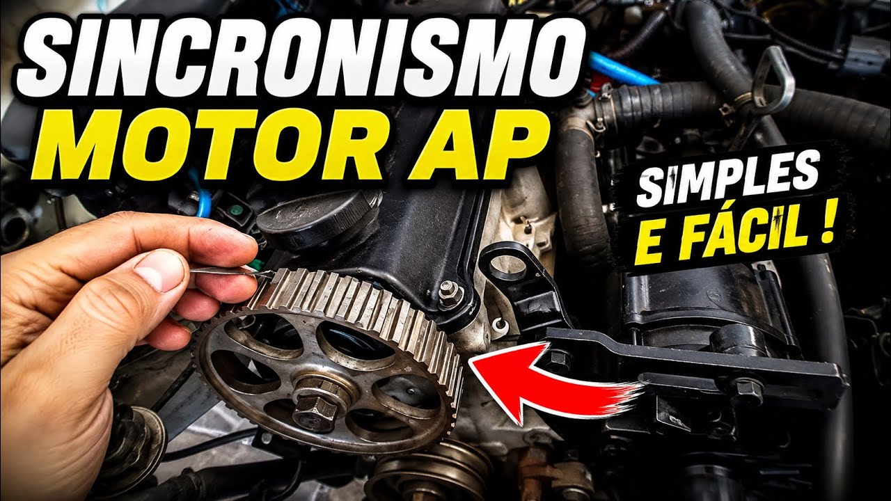 Como colocar motor AP no ponto, Roda fônica/distribuidor, Fueltech e original carburado.