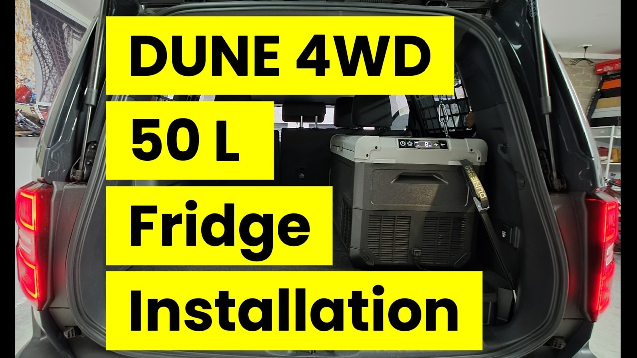  Dune4wd 50L fridge Installation | Leveling up the LC250 touring setup! ❄️