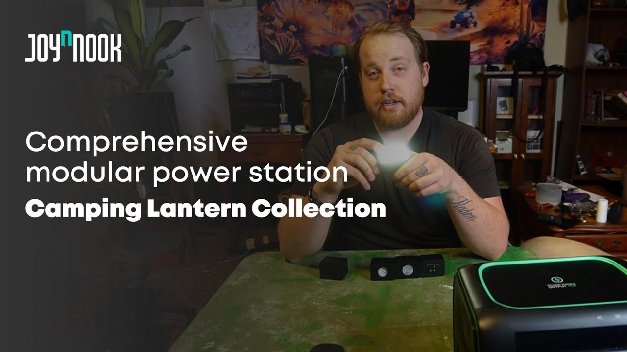 Как пользоваться подсветкой на портативной электростанции Njoynook #powerstation