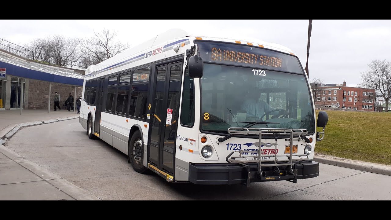NFTA Metro Ride Route 26A Inbound Bus 1723 - 2017 Novabus LFS Diesel