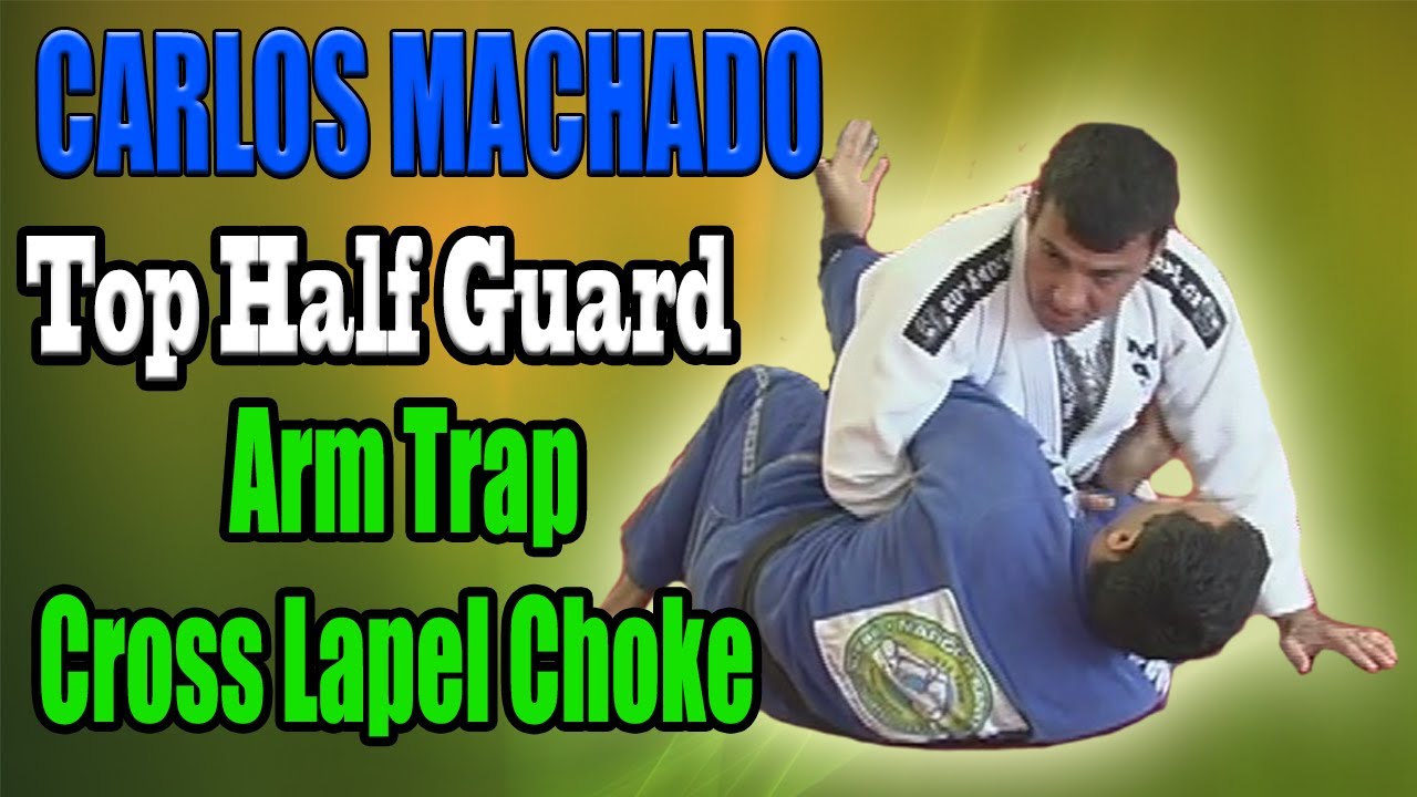 Carlos Machado Top Half Guard Cross Lapel Choke