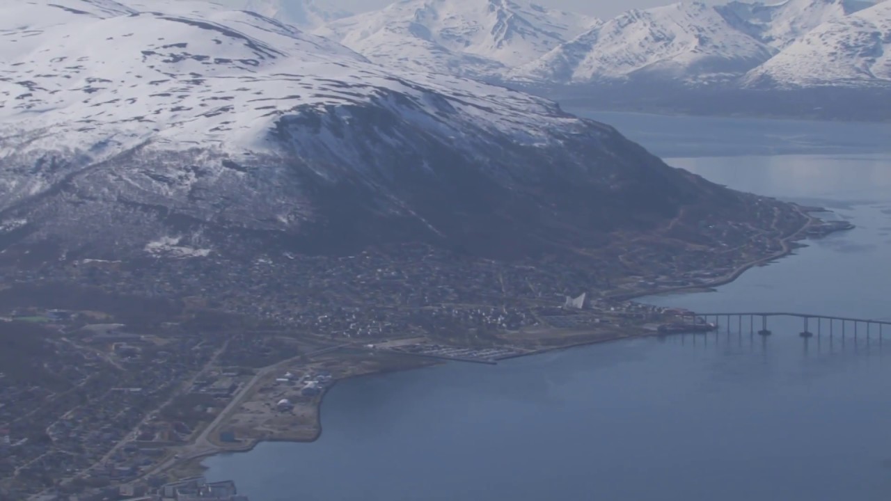 Tromsø Lufthavn, Kvaløya, radarstasjon på Kjølen - Flying Over Norway