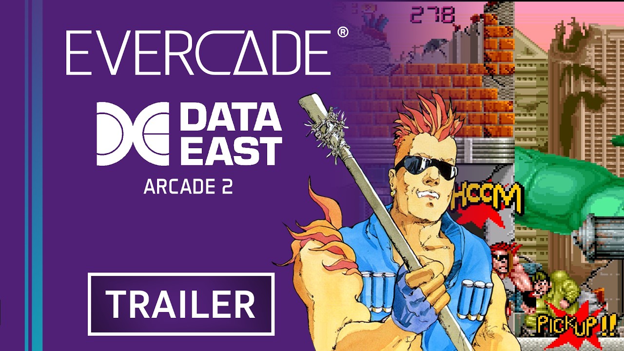 Evercade - Data East Arcade 2 - Trailer