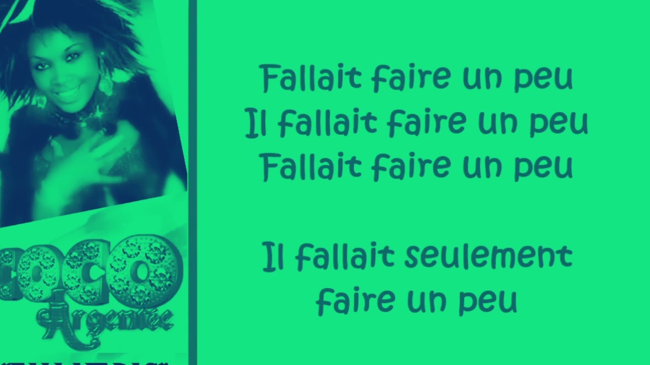 [KARAOKÉ] COCO ARGENTÉE - FALLAIT PAS