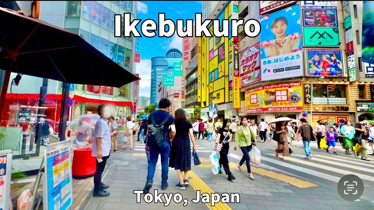 JR Ikebukuro Station to Ikebukuro Sunshine City Shopping Mall, Tokyo | JAPAN Walking Tour