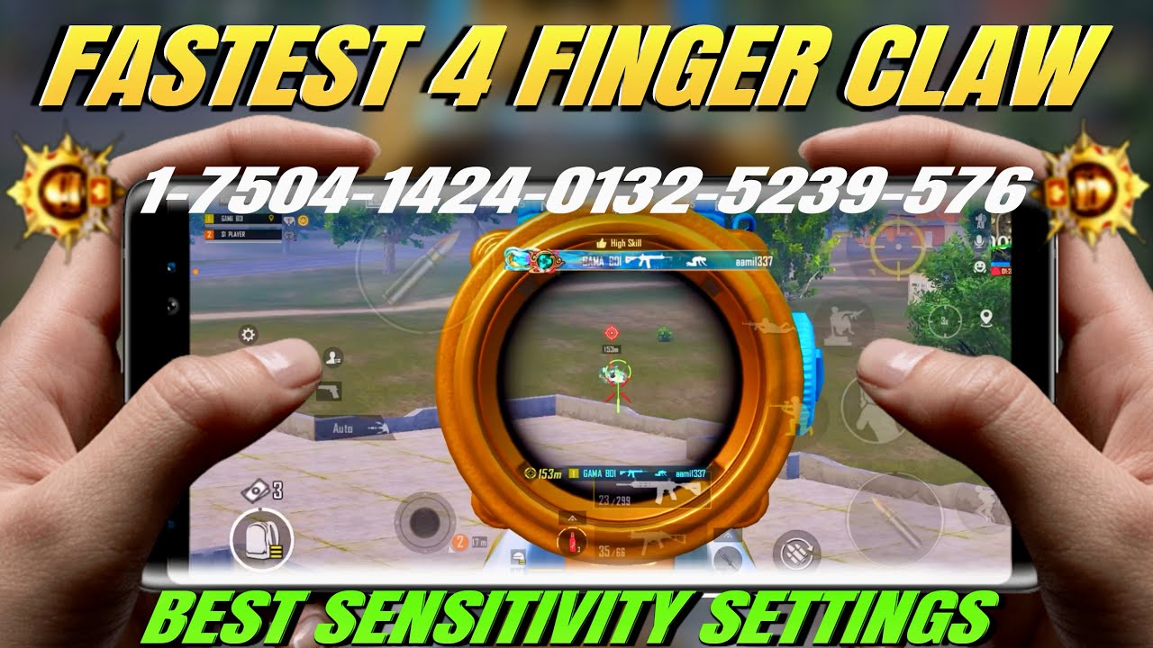 FASTEST 4 FINGER CLAW BGMI 🚀 BEST 4 FINGER BGMI CONTROLCODE 🤬 WITH GYROSCOPE 💁 BGMI/PUBG