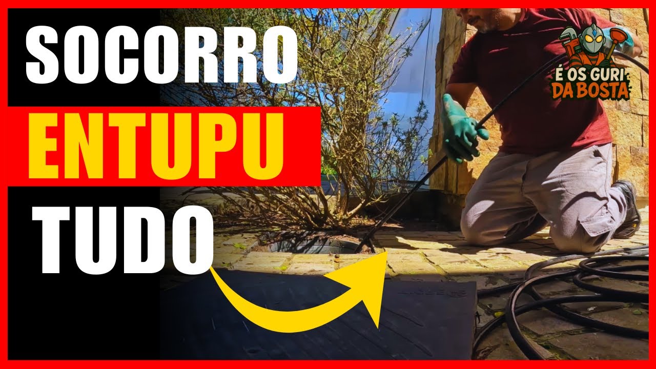 PARE de Entupir a Sua  Caixa de Esgoto  | Desentupimento Raiz 
