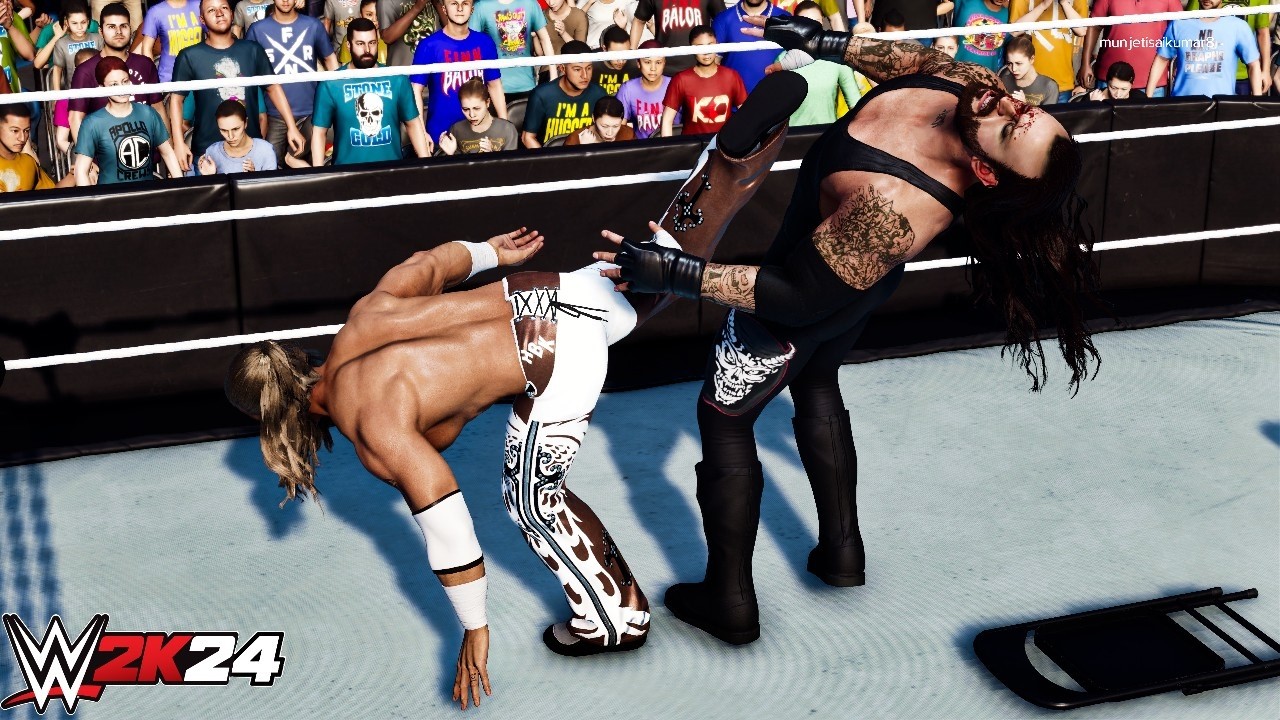 WWE 2k24 - Шон Майклс '07 против Андертейкера '07: Матч по правилам Extreme Rules на WrestleMania 31