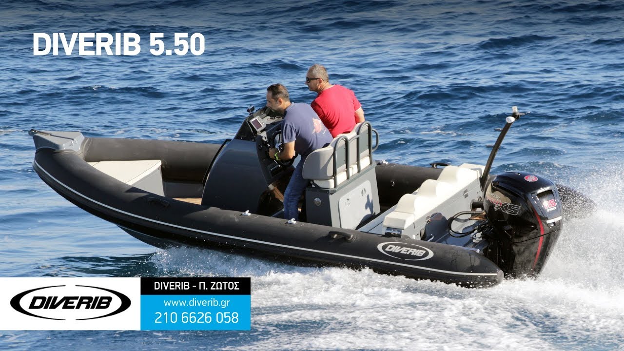 Φουσκωτό Diverib 5.50 με κινητήρα Mercury PRO XS 115 | Περιοδικό Boat & Fishing