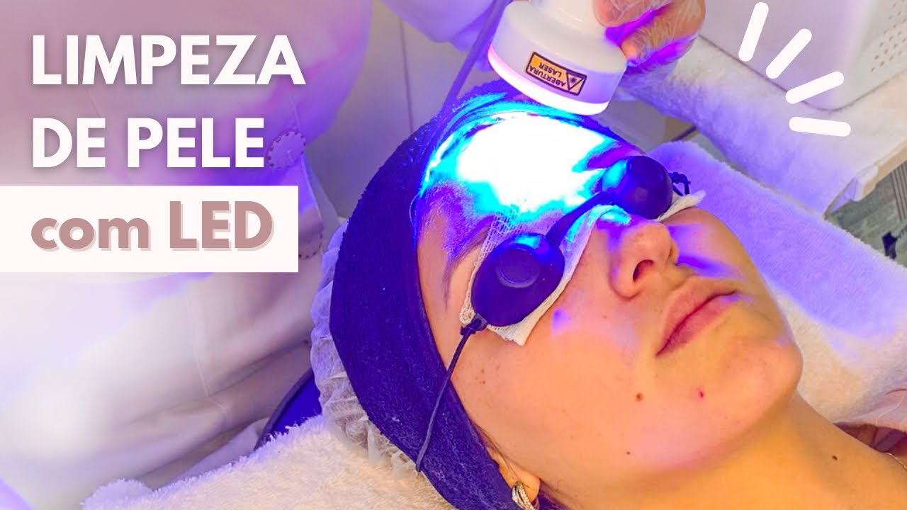 LIMPEZA DE PELE COM LUZ DE LED | EXTRAÇÃO #limpezadepele