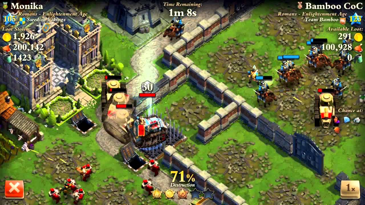 DomiNations I attack 