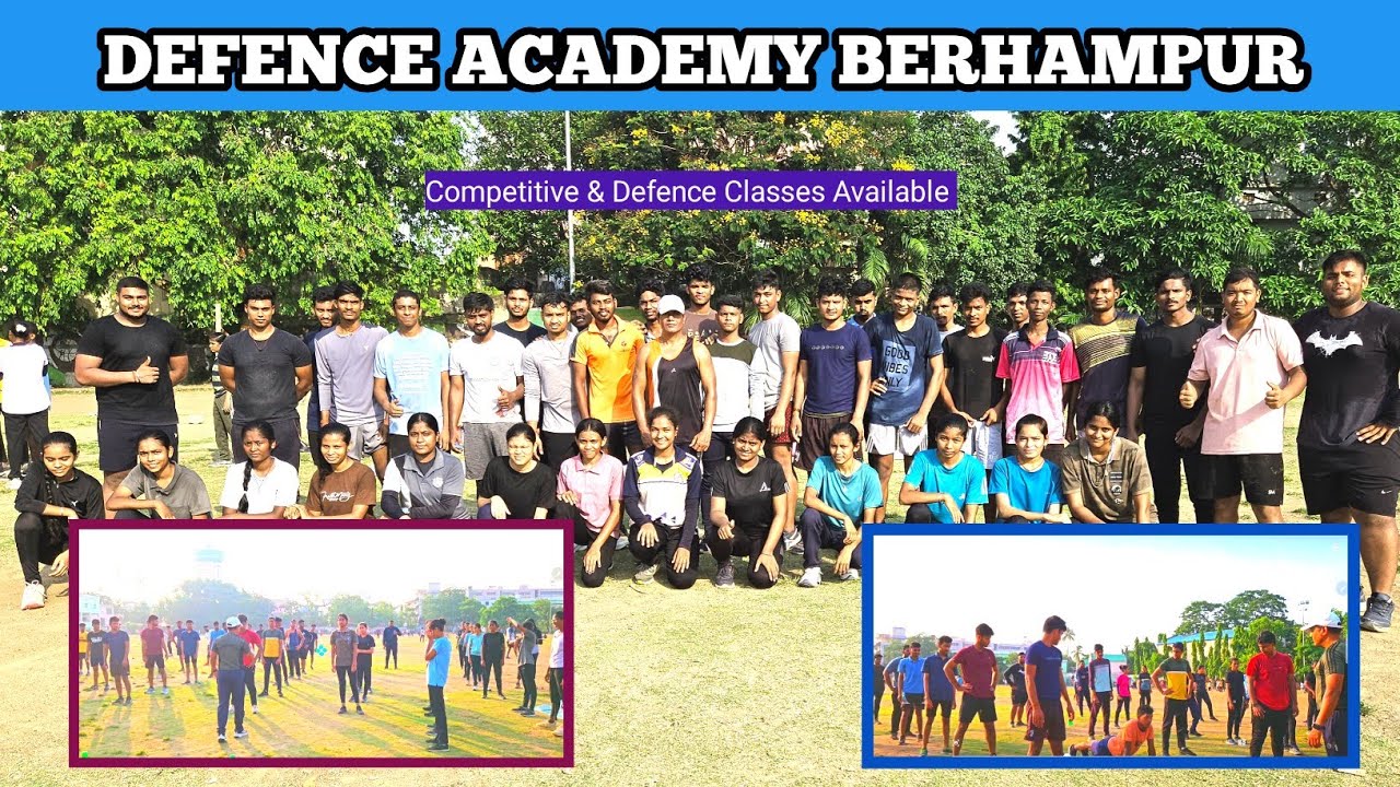 Defence Academy Berhampur Physical Training & Daily Classes Available Admission started