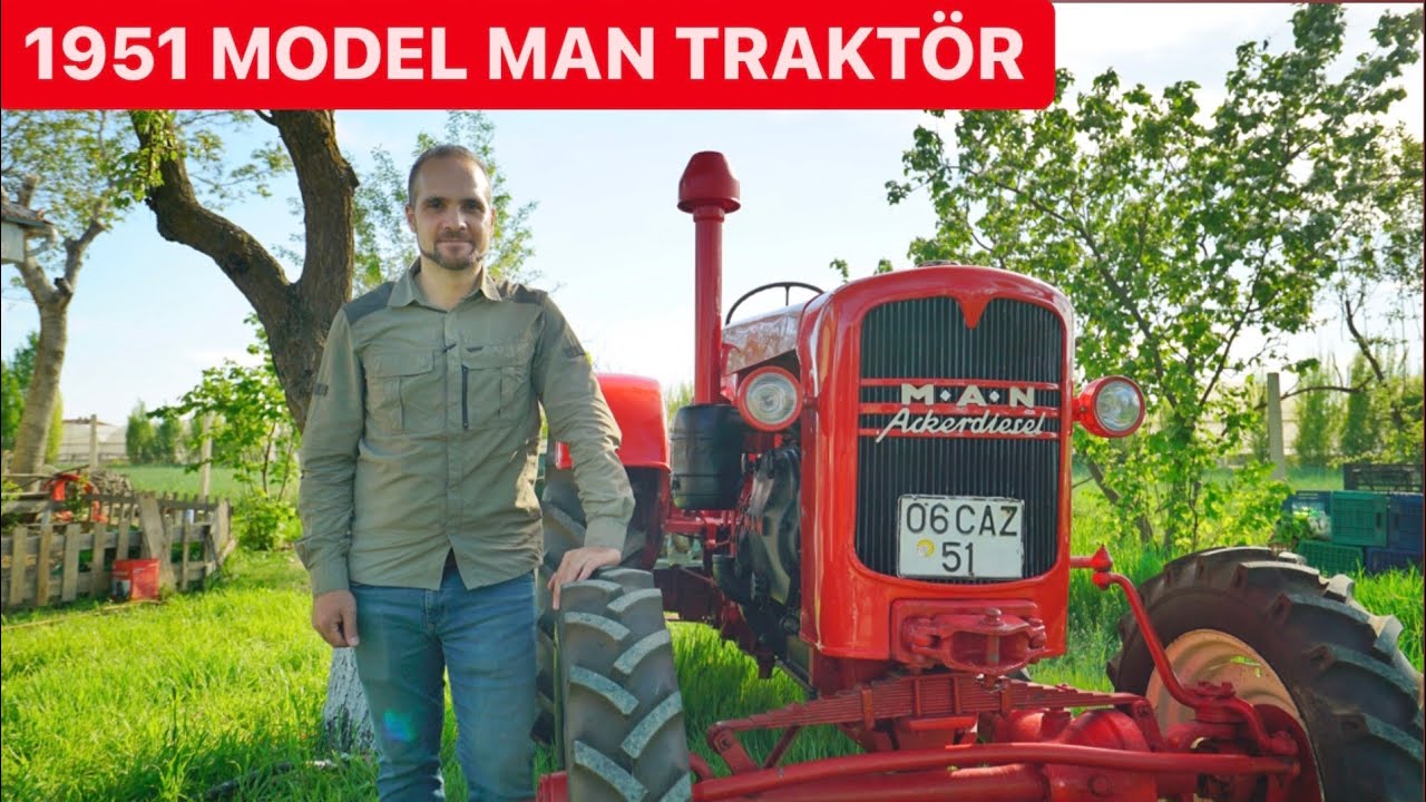 1951 Model MAN Traktör | Muayeneden Tam Not Aldı! | Orijinal Traktörler