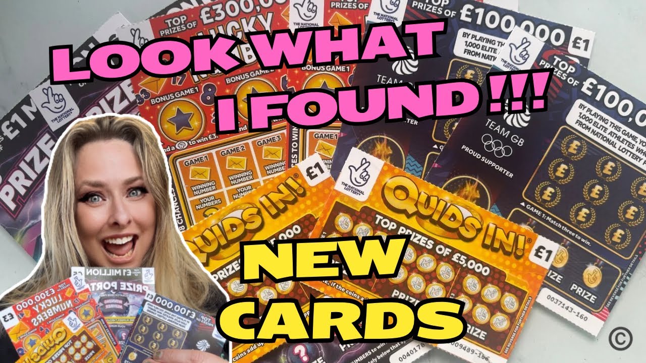 LOOK WHAT I FOUND!!! Lots of NEW National Lottery Scratch Cards