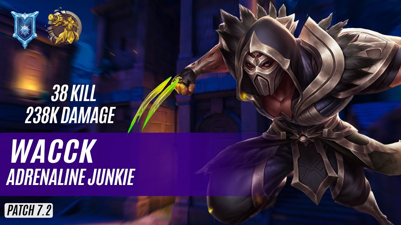38 KILL 238K DAMAGE Wacck KOGA PALADINS COMPETITIVE (DIAMOND) ADRENALINE JUNKIE