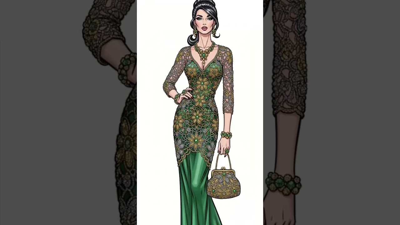 Elegant Crochet Evening Dress Collection – Gala Gown, Handmade Ideas Lace Formal Wear
