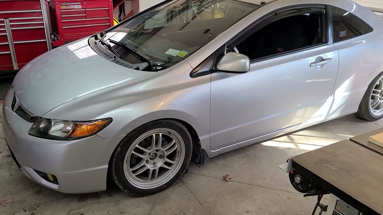 Замена двигателя K20/K24 на Honda Civic Si 8-го поколения
