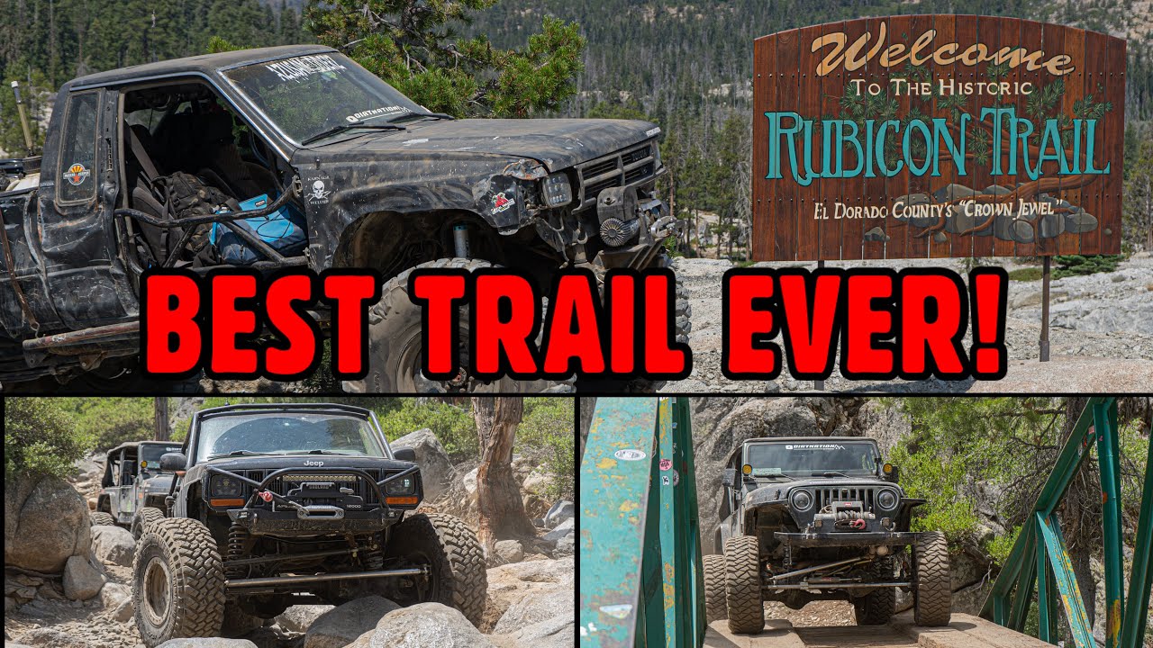 AMERICAS MOST ICONIC ROCK CRAWLING TRAIL | The Rubicon, Trail Feature