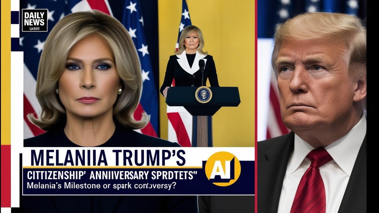 Melania Trump's Citizenship Anniversary A Milestone or Misstep