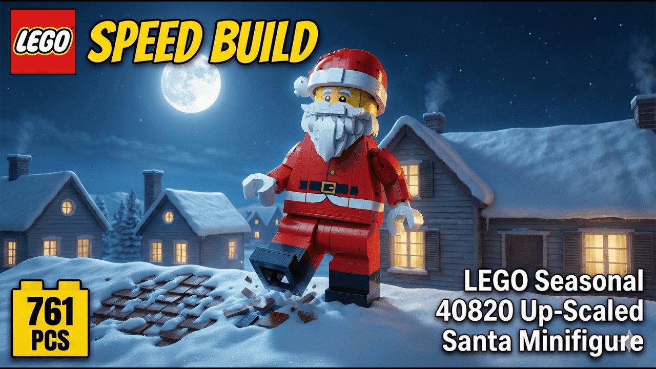 This LEGO Santa is BIGGER Than You Think 🎅 | Speed Build