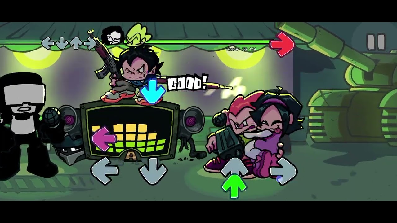 Jogando fnf original
